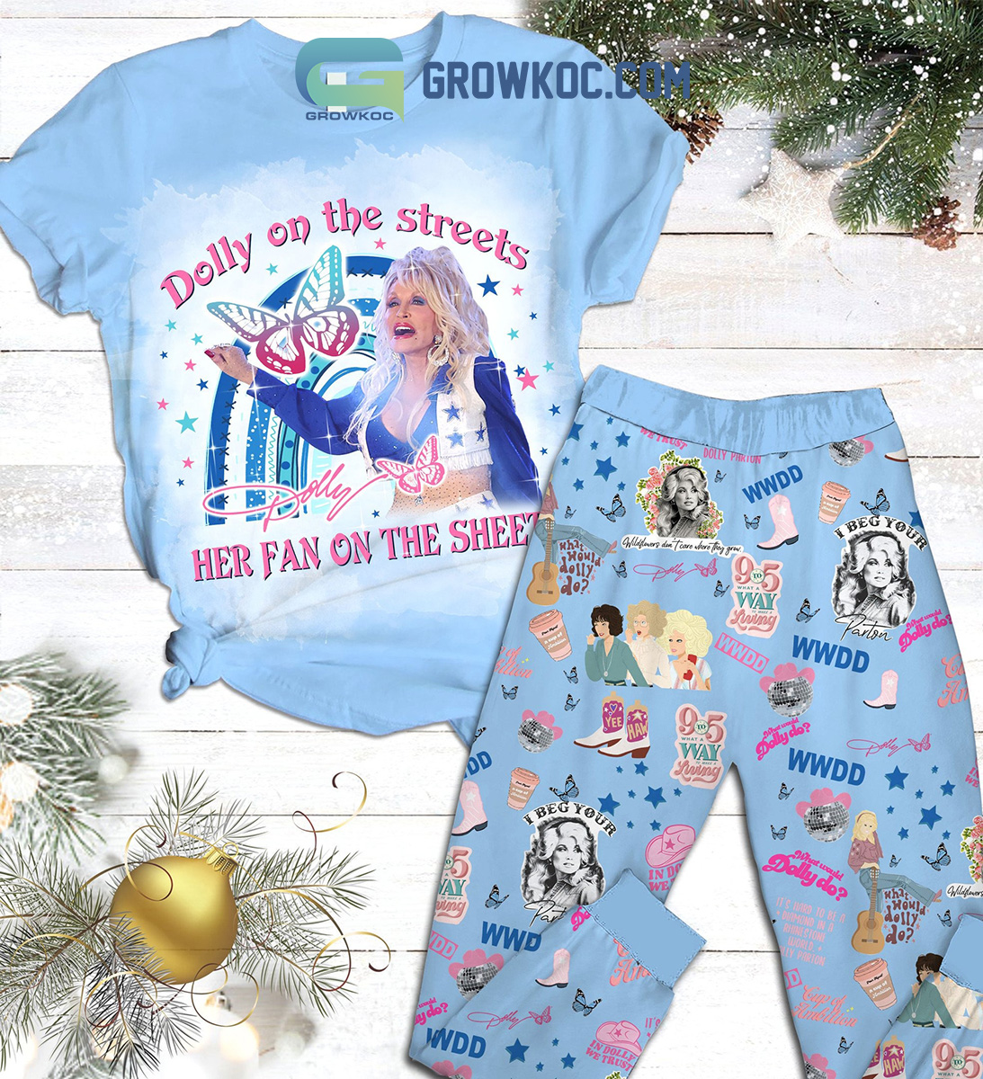 Dolly Parton What Would Dooly Do WWDD Fleece Pajamas Set2B1 dO4NH Dolly Parton What Would Dooly Do WWDD Fleece Pajamas Set2B1 dO4NH