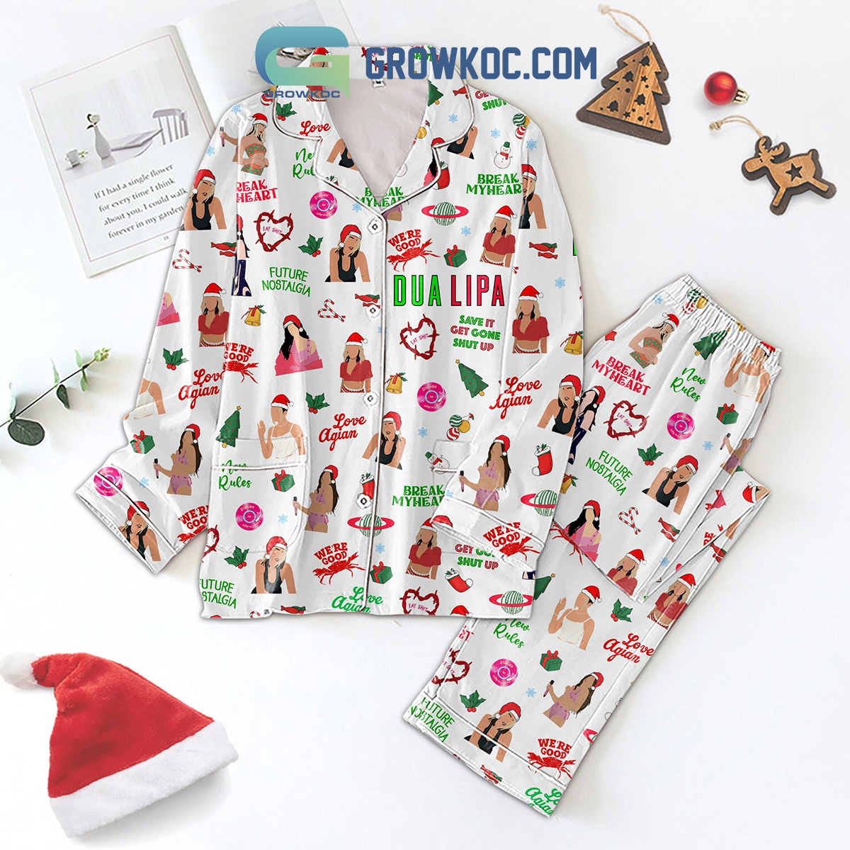 Dualipa Break My Heart Love Again Pajamas Set2B1 c18Fj Dualipa Break My Heart Love Again Pajamas Set2B1 c18Fj