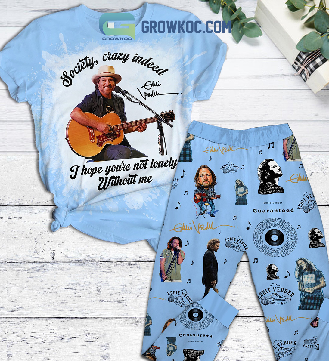 Eddie Vedder Not Lonely Without Me Fleece Pajamas Set2B1 gc3Y0 Eddie Vedder Not Lonely Without Me Fleece Pajamas Set2B1 gc3Y0