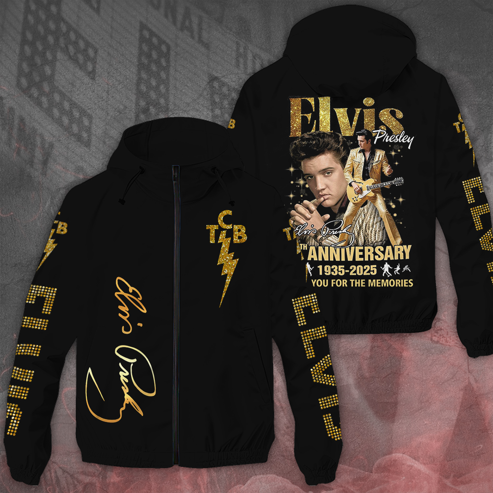 Elvis Presley 3D Windbreaker Jacket MAITM8855