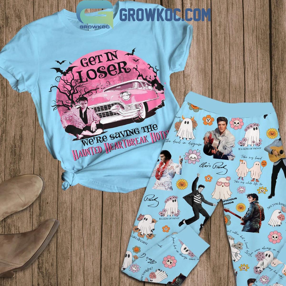 Elvis Presley Get In Loser Halloween Fleece Pajamas Set 1 XzkKq Elvis Presley Get In Loser Halloween Fleece Pajamas Set 1 XzkKq
