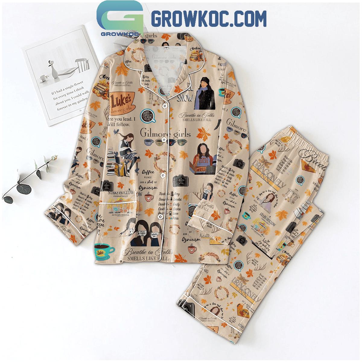 Gilmore Girls I Got Hit By A Deer Polyester Pajamas Set 1 Ir8wp