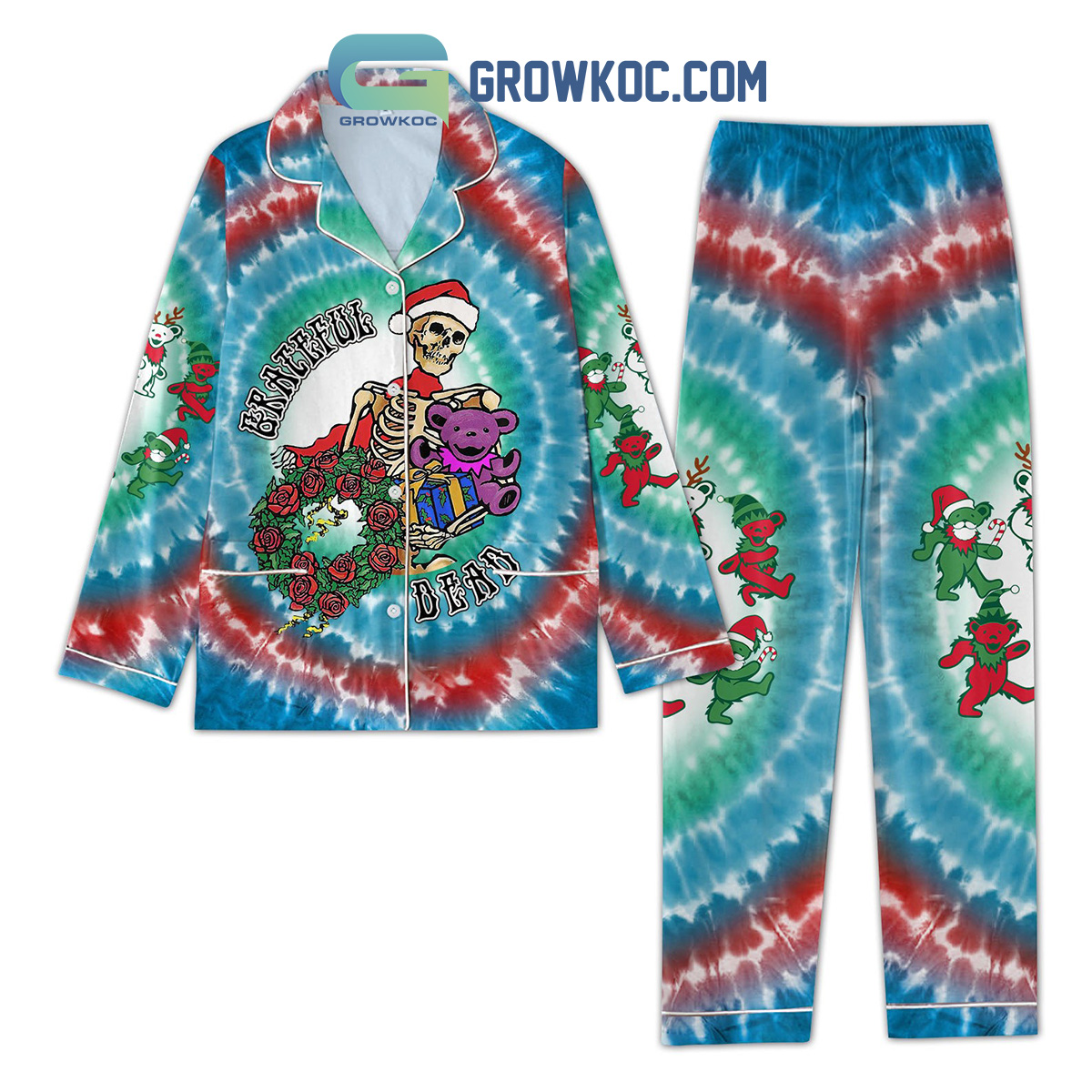 Grateful Dead Merry X Mas Pajamas Set2B1 F2ZBj Grateful Dead Merry X Mas Pajamas Set2B1 F2ZBj