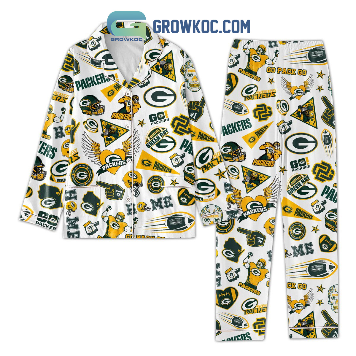 Green Bay Packers Go Pack Go Pajamas Set2B1 BmxwB Green Bay Packers Go Pack Go Pajamas Set2B1 BmxwB