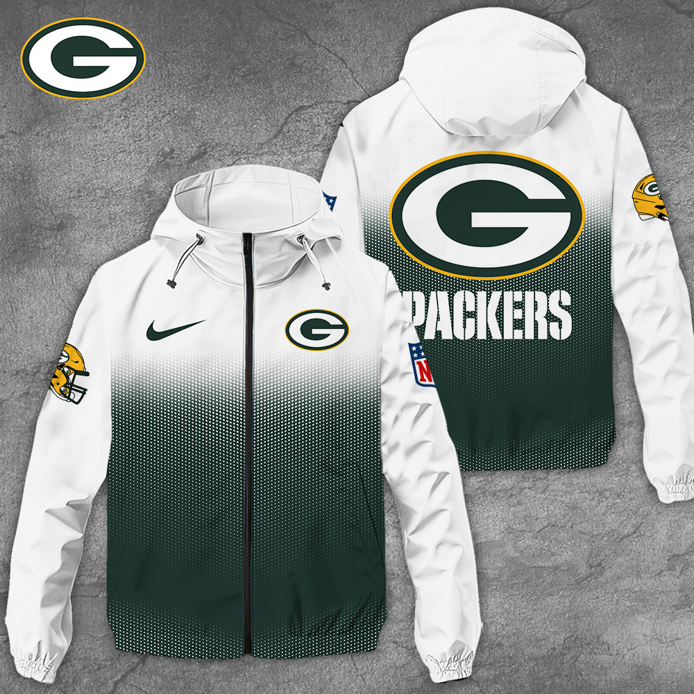 Green Bay Packers Windbreaker Jacket TANTN9004