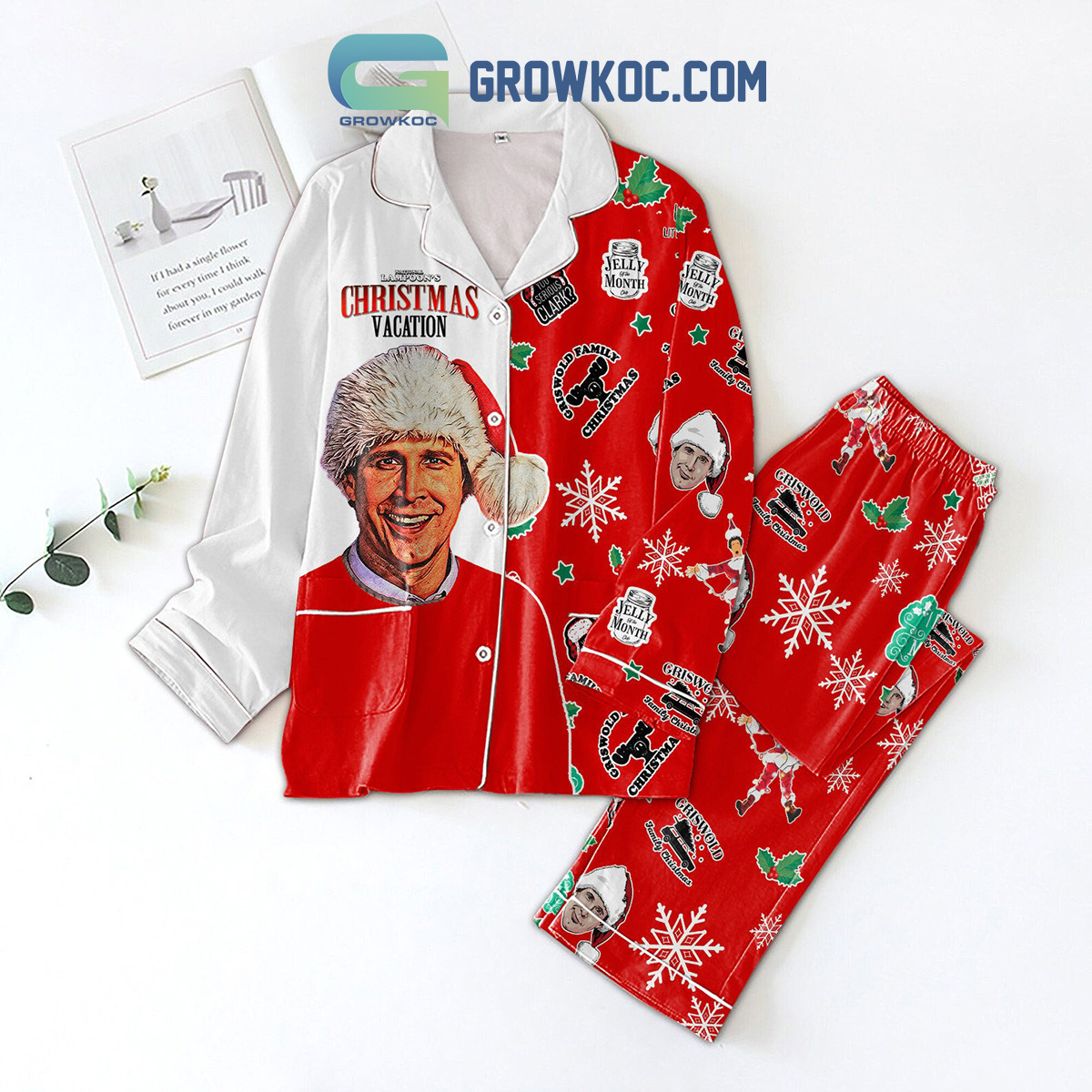 Griswold Family Christmas National Lampoons Christmas Vacation Pajamas Set2B1 pb7fh