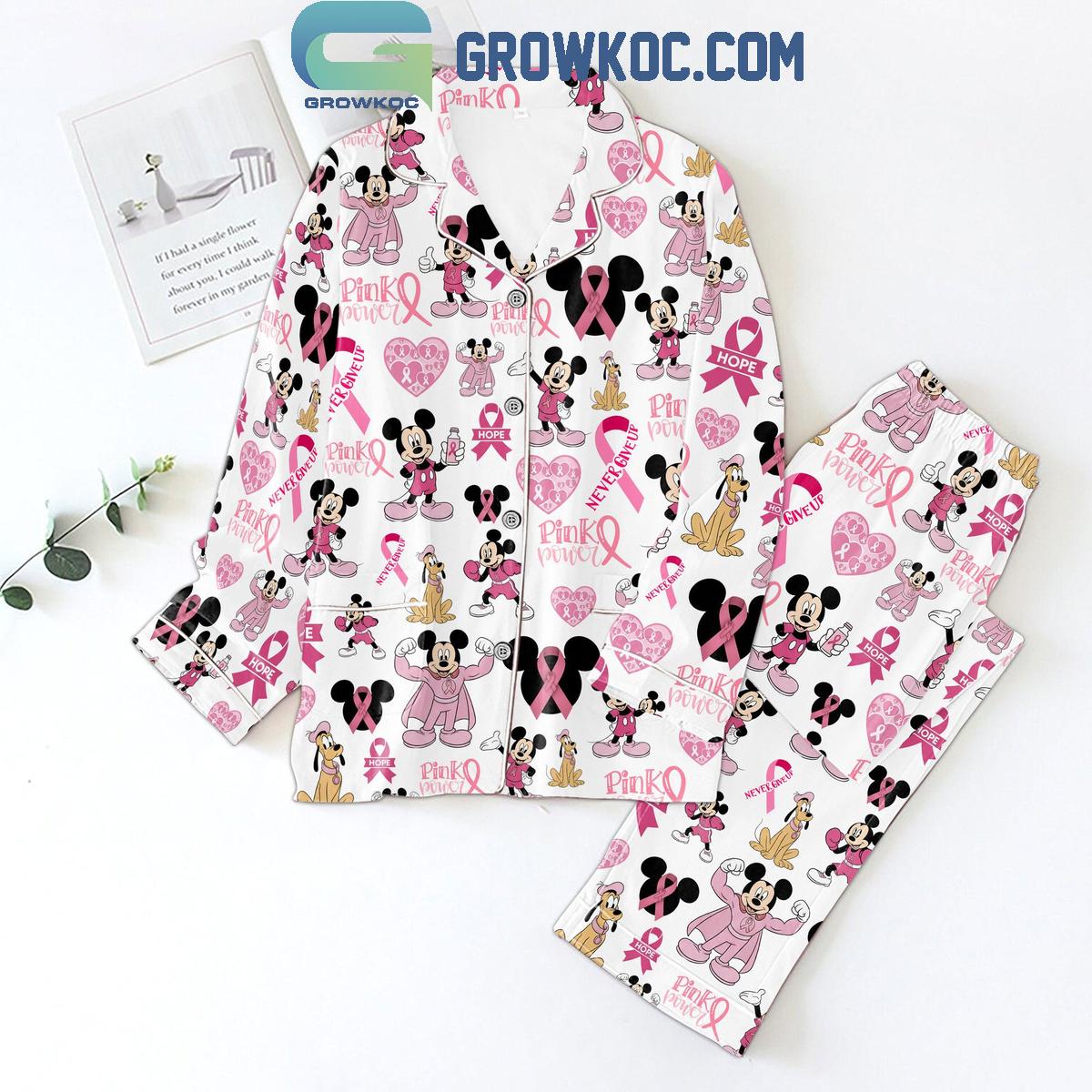 Hello Kitty Disney Pink Fight Breast Cancer Pajamas Set 1 EmX6r
