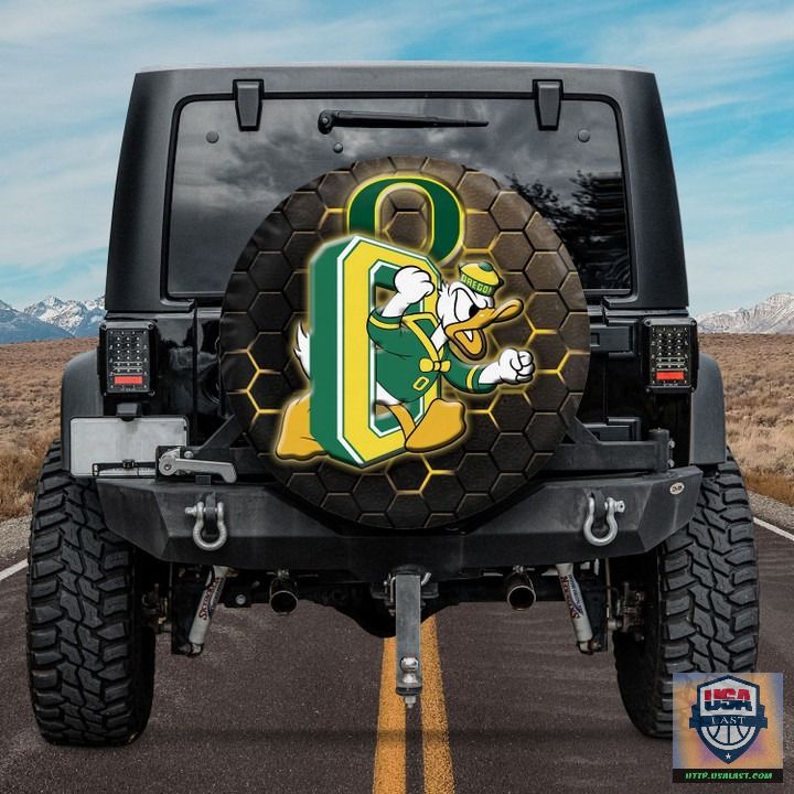 HzGrnshS BDT270522 45xxxOregon Ducks NCAA Mascot Spare Tire Cover