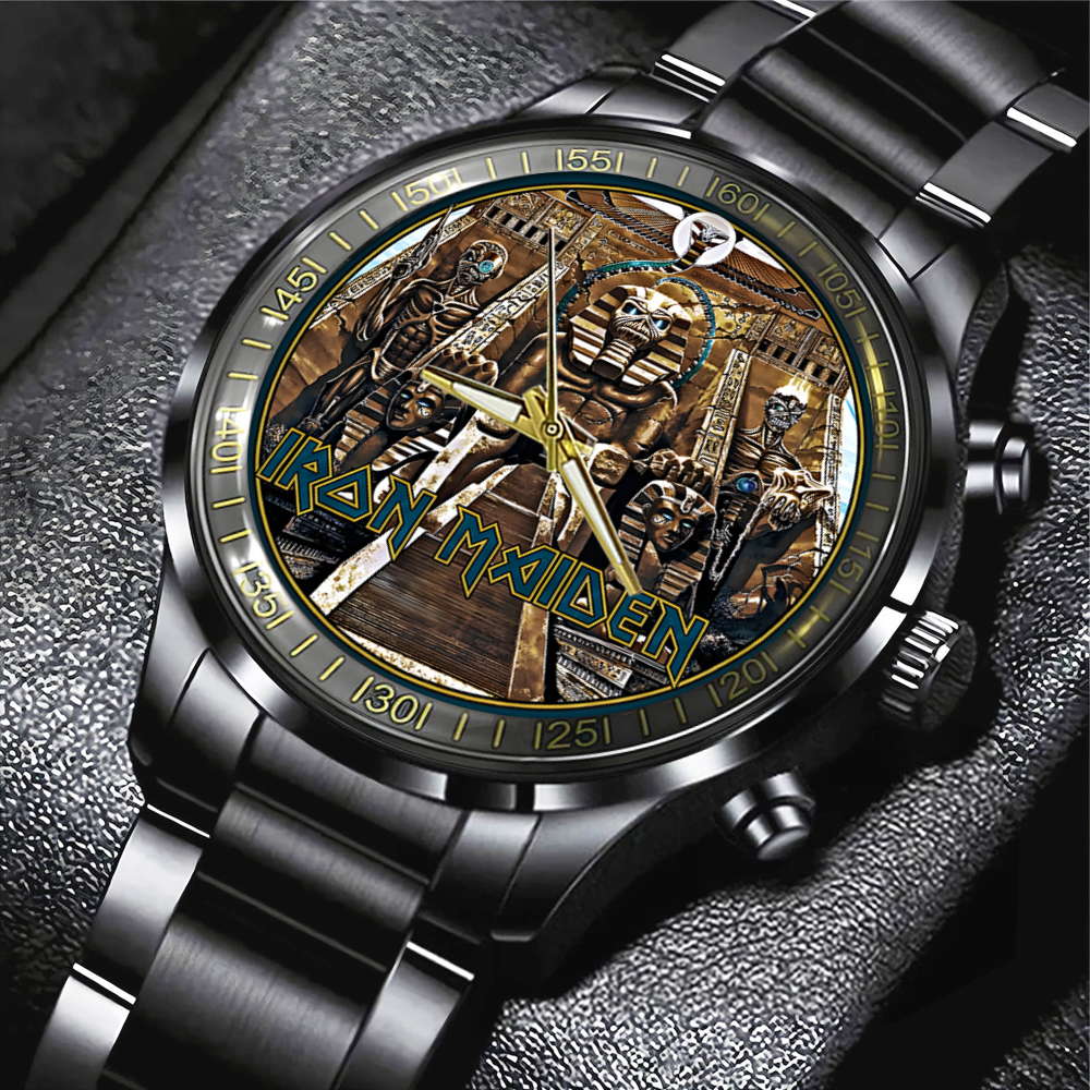 Iron Maiden Black Stainless Steel Watch MAITM11017