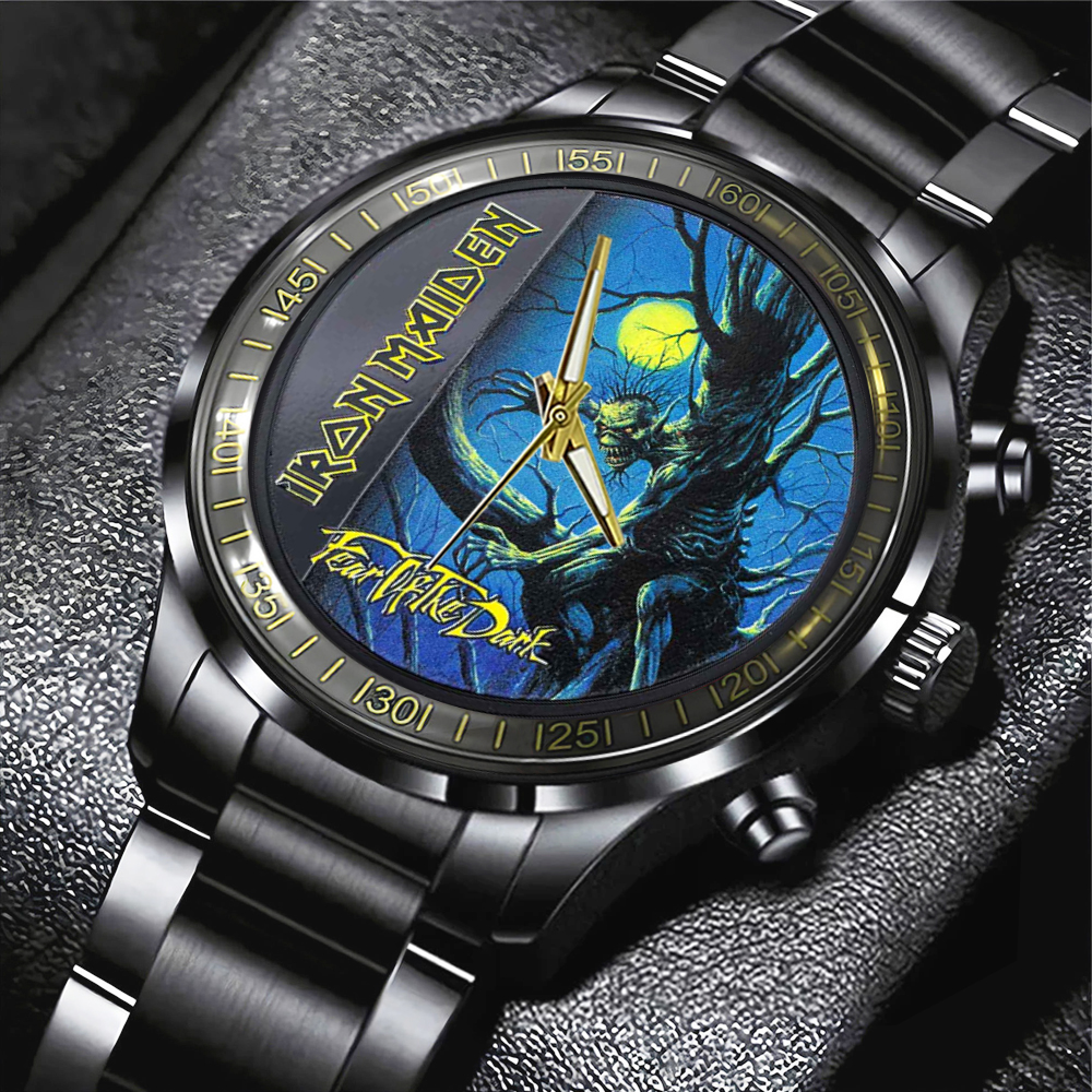 Iron Maiden Black Stainless Steel Watch MAITM11249