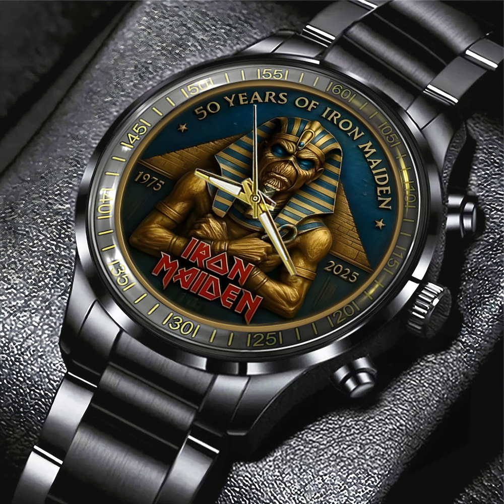 Iron Maiden Black Stainless Steel Watch MAITM11542