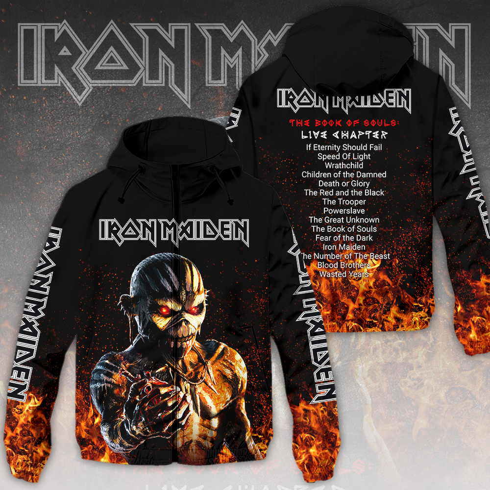 Iron Maiden Windbreaker Jacket HOATT9695