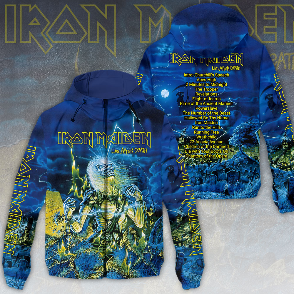 Iron Maiden Windbreaker Jacket HOATT9697