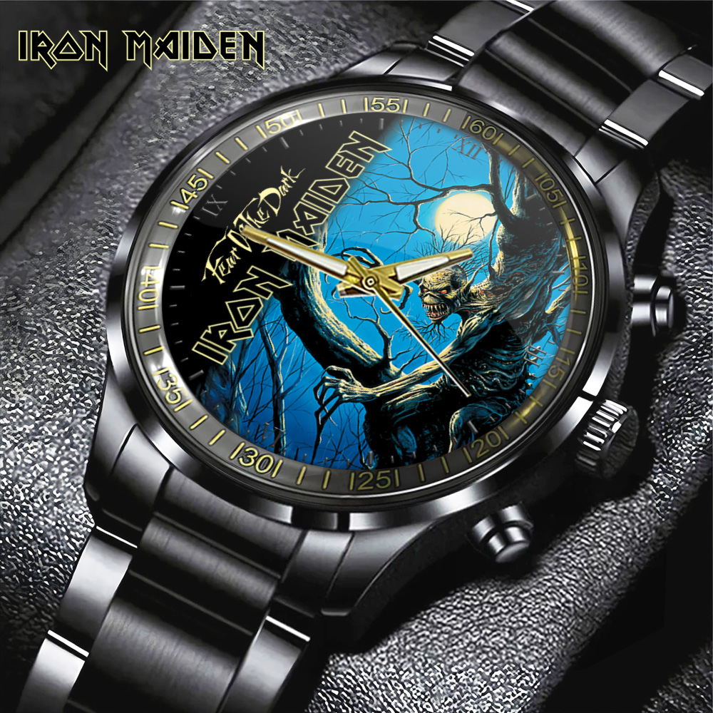 Iron Maiden Black Stainless Steel GNE3073 mk1
