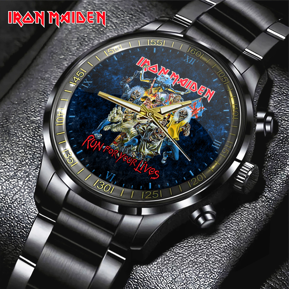 Iron Maiden Black Stainless Steel GNE3076 mk1