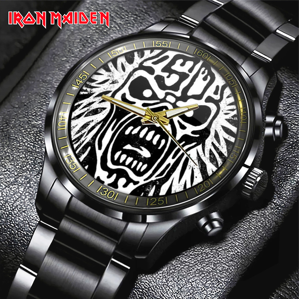 Iron Maiden Black Stainless Steel GNE3142 mk1