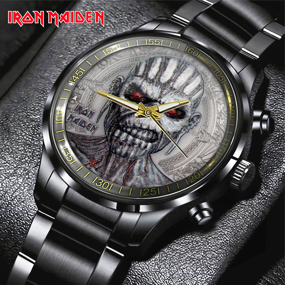 Iron Maiden Black Stainless Steel Watch TANTN12256 mk1