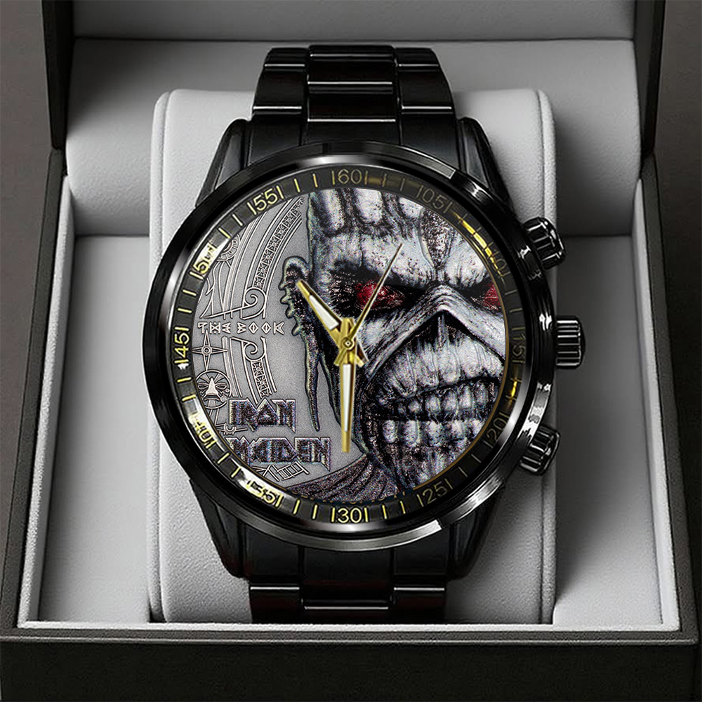 Iron Maiden Black Stainless Steel Watch TANTN16213 mk1