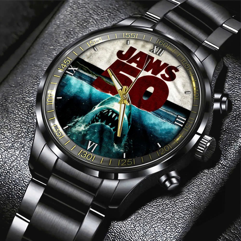 JAWS Black Stainless Steel Watch GNENEW320x
