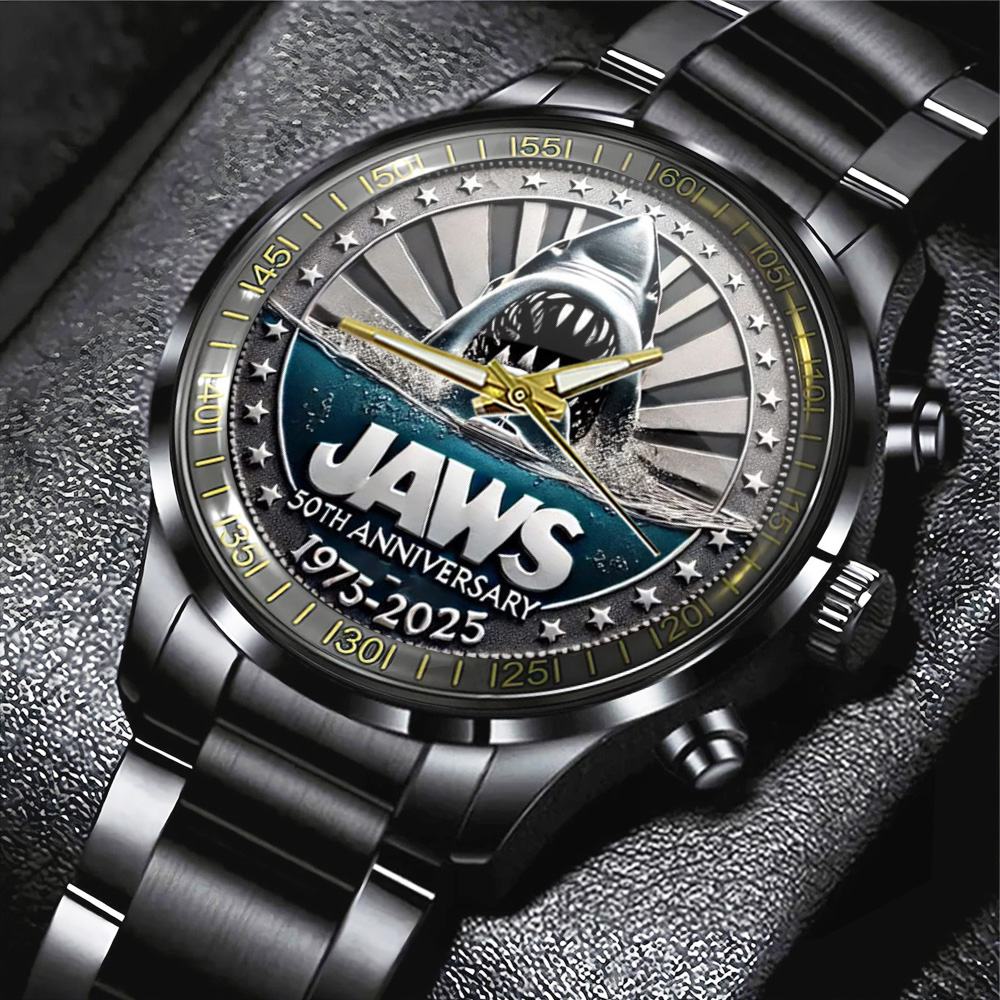 Jaws Black Stainless Steel Watch TANTN12372 MK1