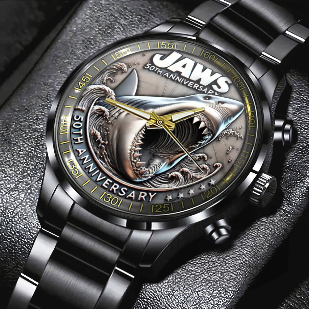 Jaws Black Stainless Steel Watch TANTN12373 mk1