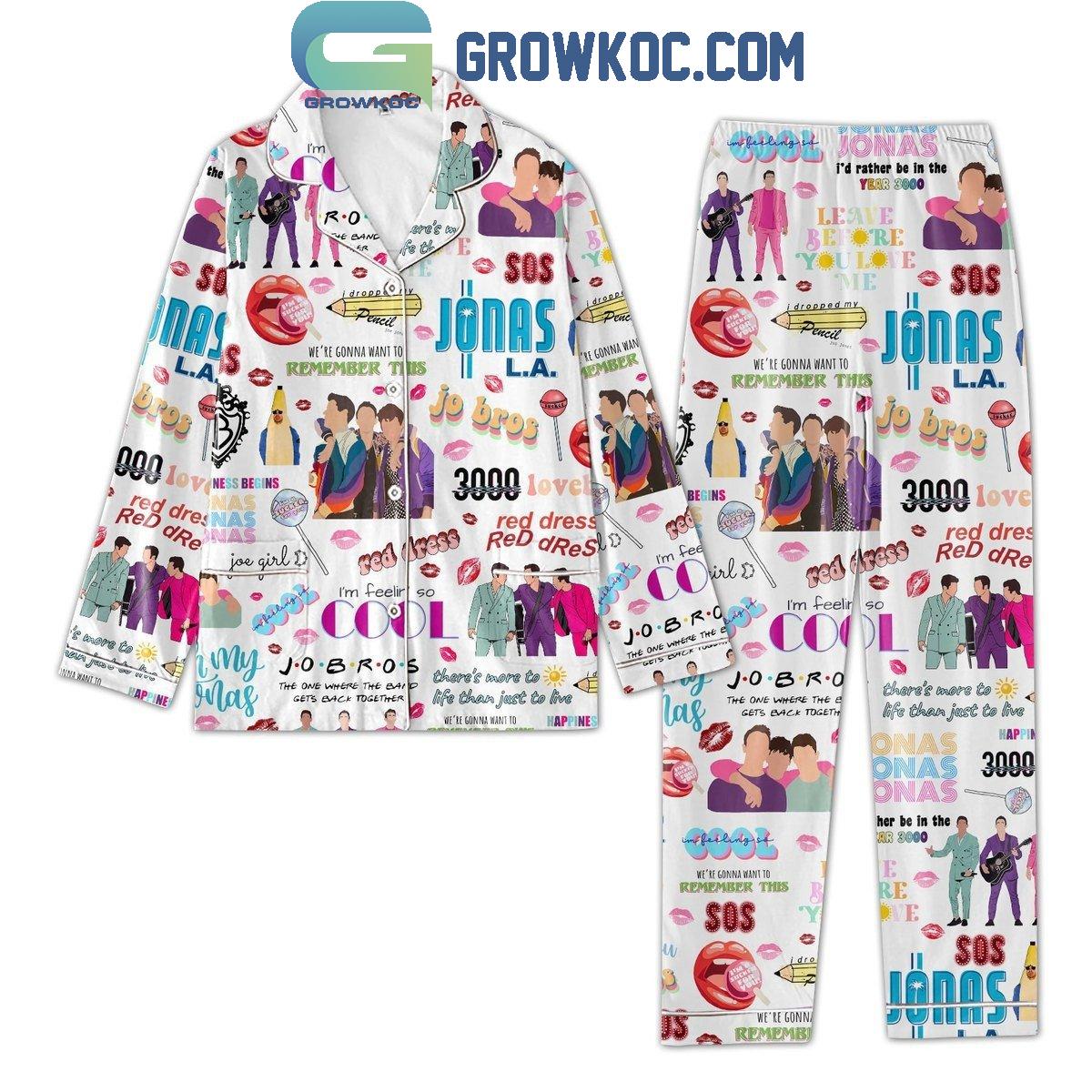 Jonas Brothers The One Where The Band Gets Back Together Pajamas Set 1 6ENw6