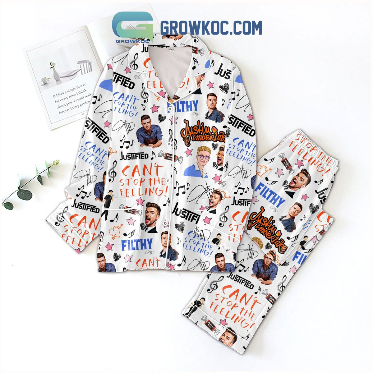 Justin Timberlake Filthy Polyester Pajamas Set2B1 IN3eH