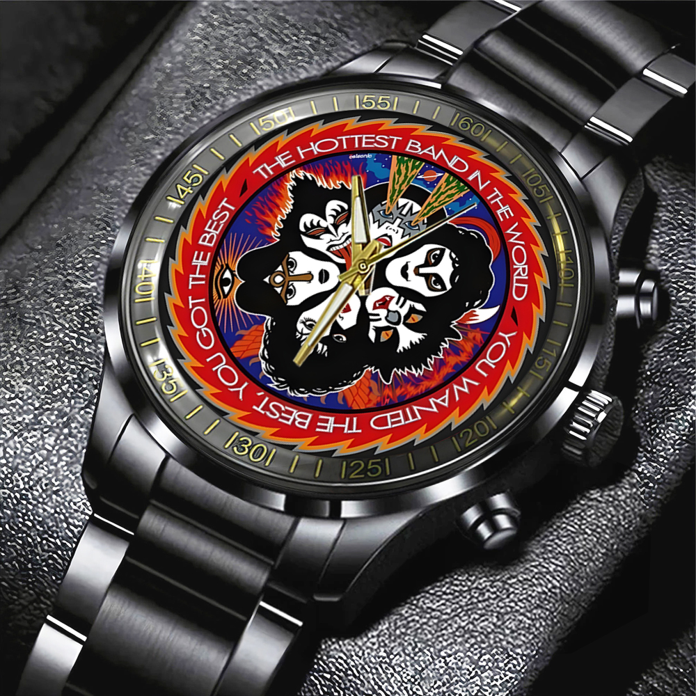 KISS Black Stainess Steel Watch GNE812 mk1