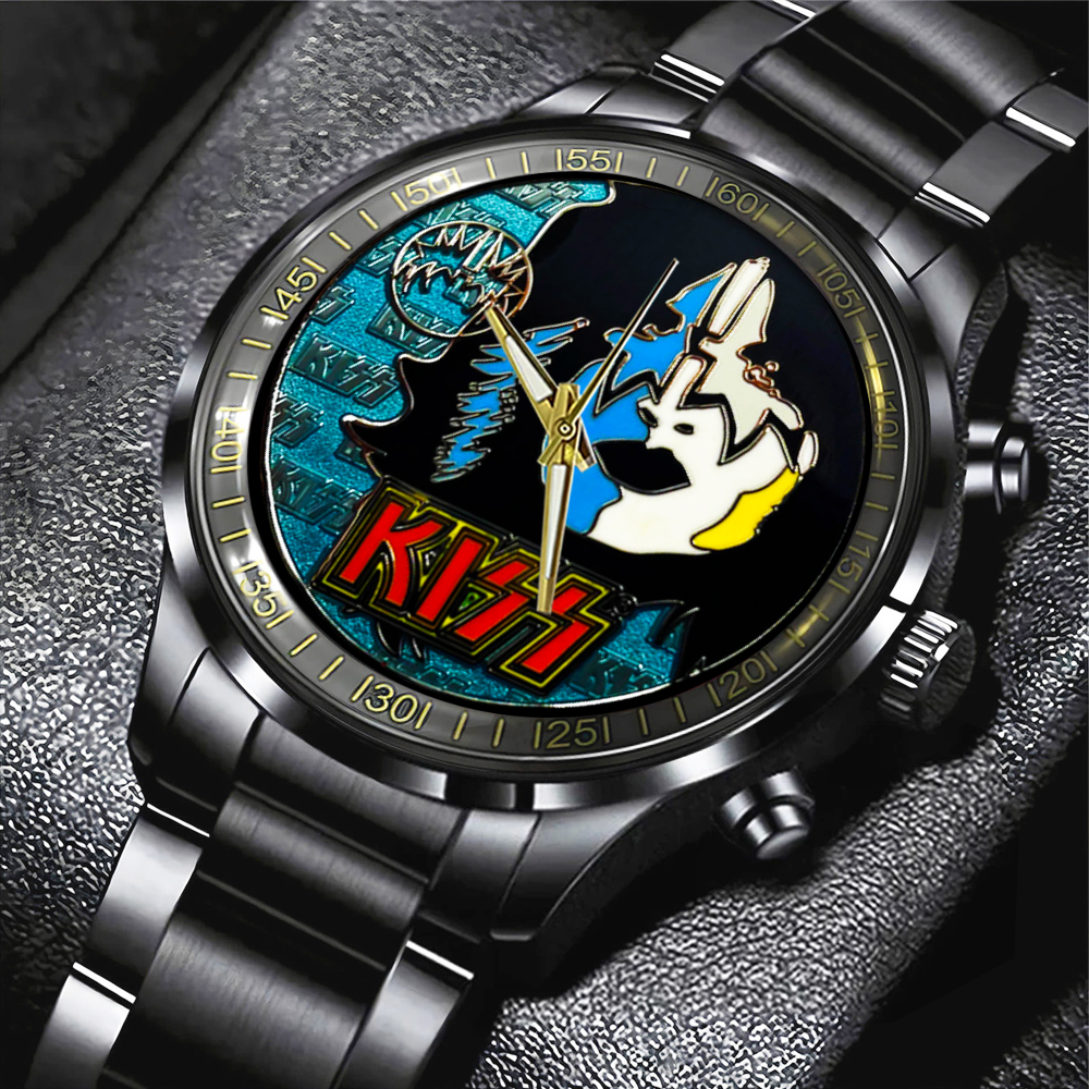 KISS Black Stainless Steel Watch TANTN7771 PANH 1