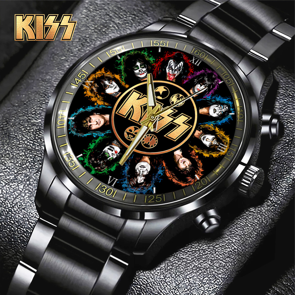 KISS Black Stainless Steel Watch GNE1057 mk1