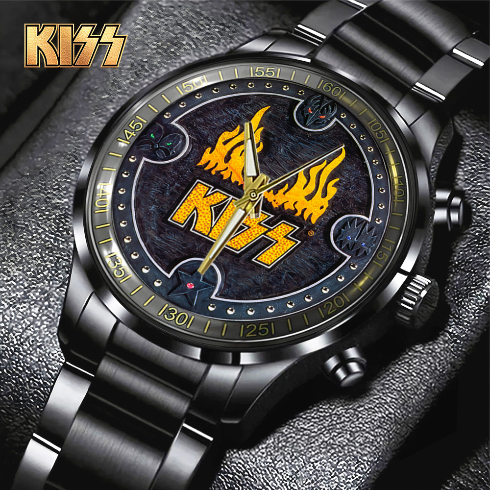 KISS Black Stainless Steel Watch GNE1181 mk1