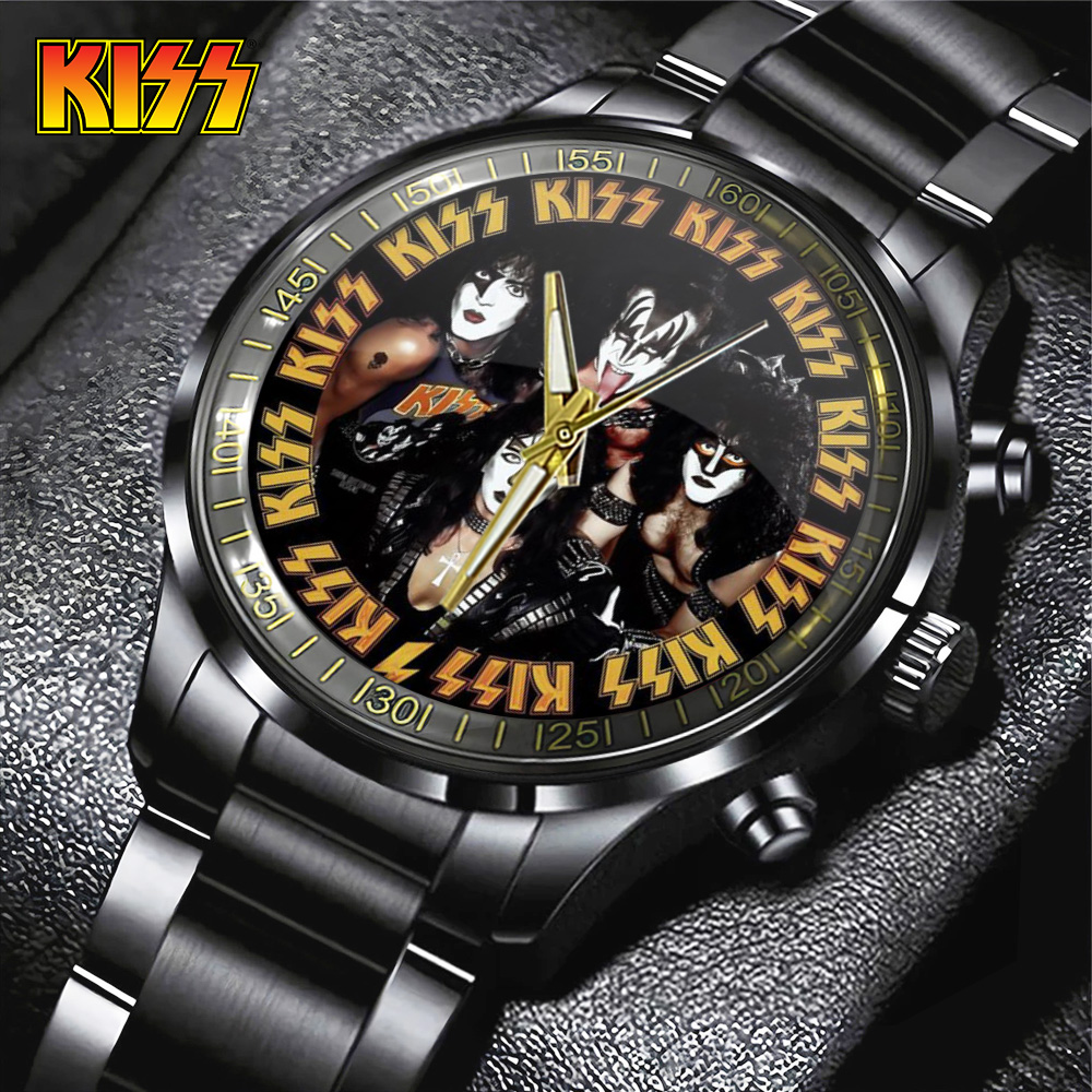 KISS Black Stainless Steel Watch GNE1604 mk1