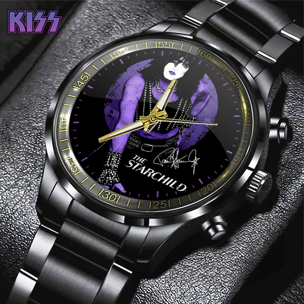 KISS Black Stainless Steel Watch GNE2875 mk1