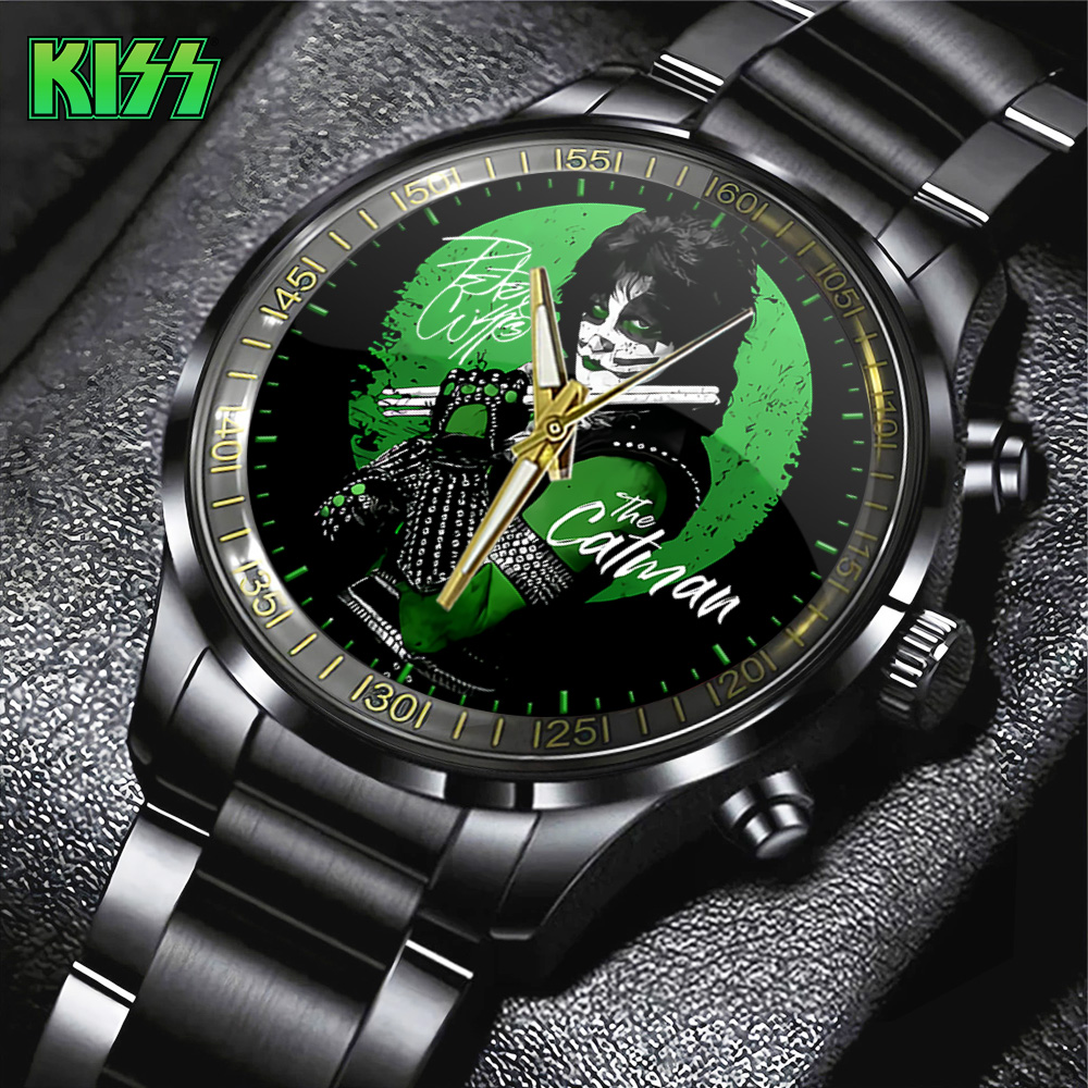 KISS Black Stainless Steel Watch GNE2878 mk1