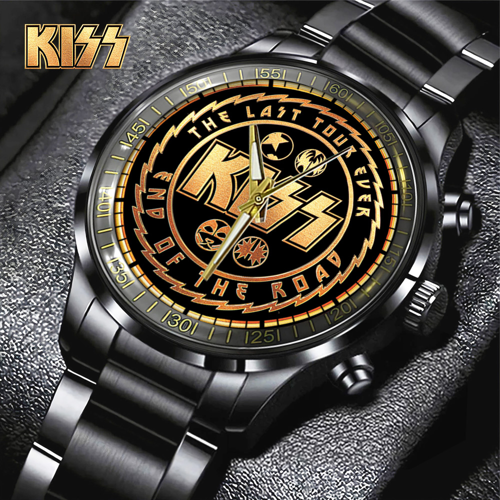 KISS Black Stainless Steel Watch GNE587 mk1