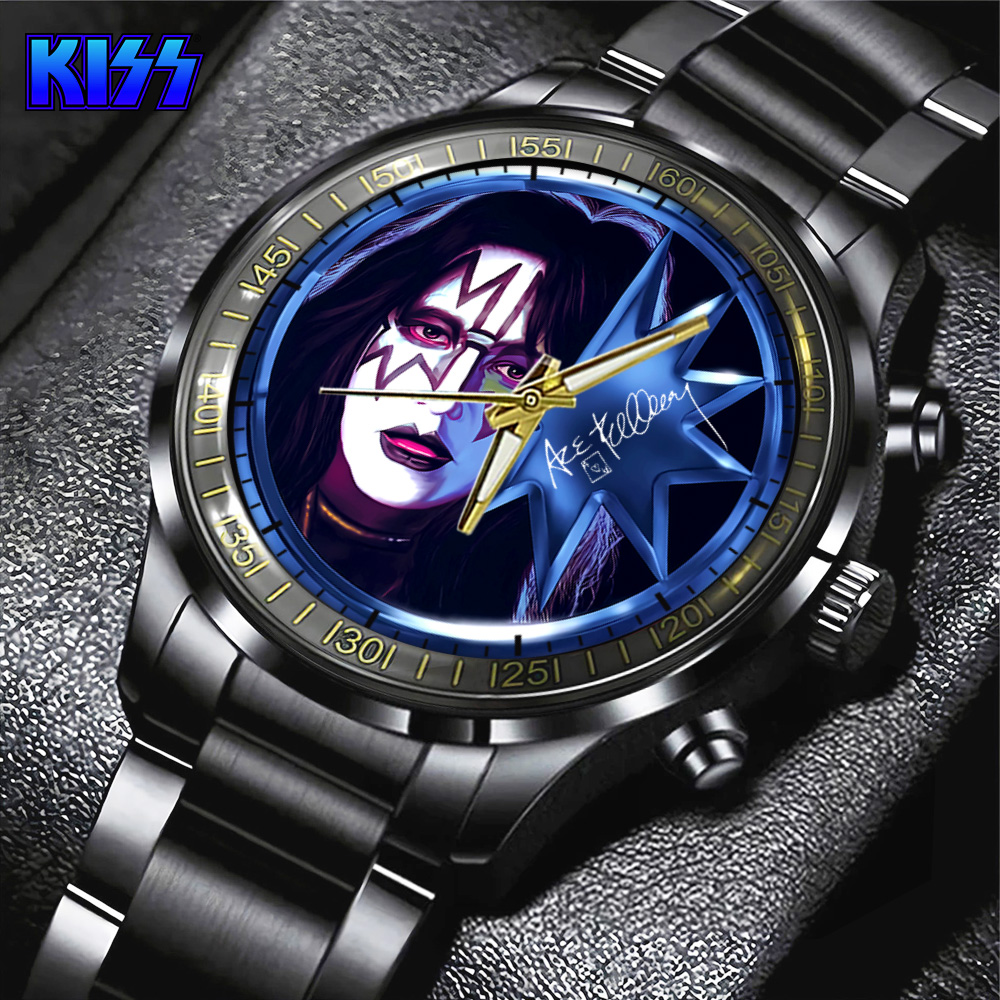 KISS Black Stainless Steel Watch GNE622 mk1