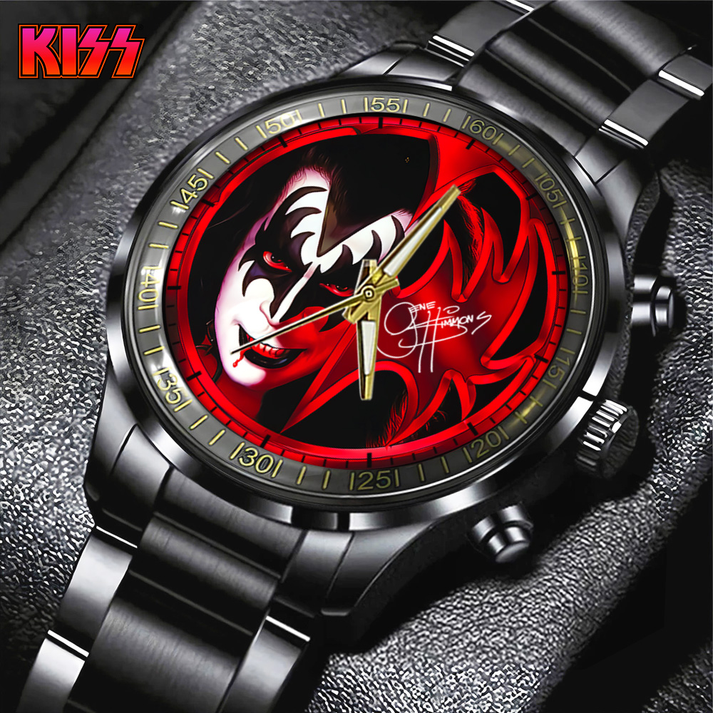 KISS Black Stainless Steel Watch GNE623 mk1