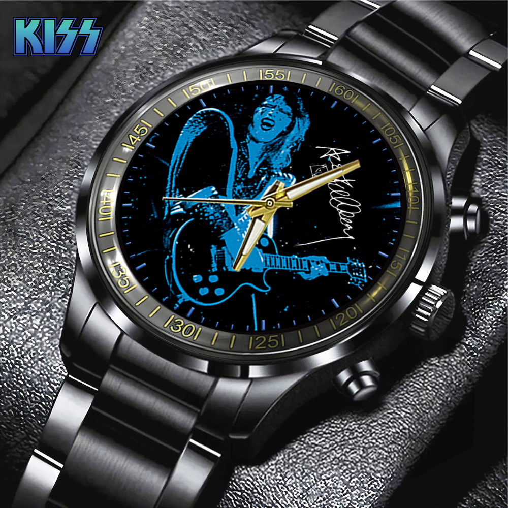KISS Black Stainless Steel Watch GNE684 mk1