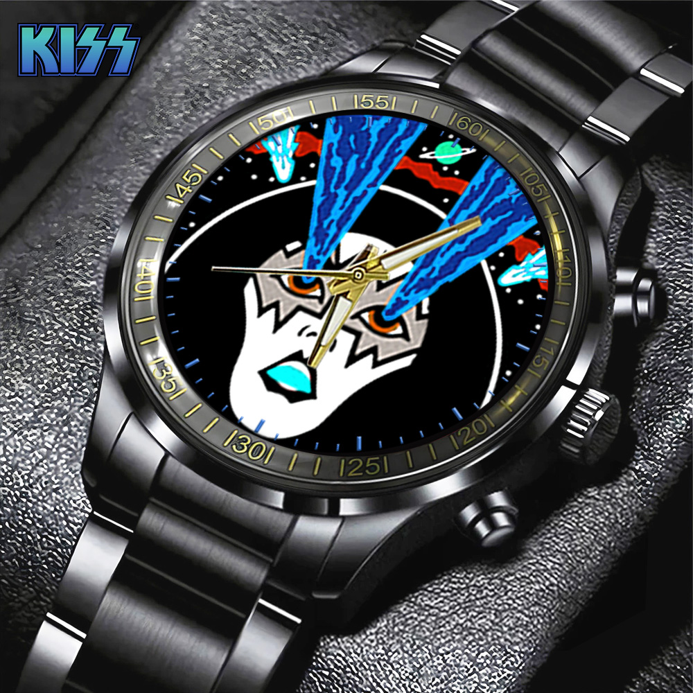 KISS Black Stainless Steel Watch GNE716 mk1