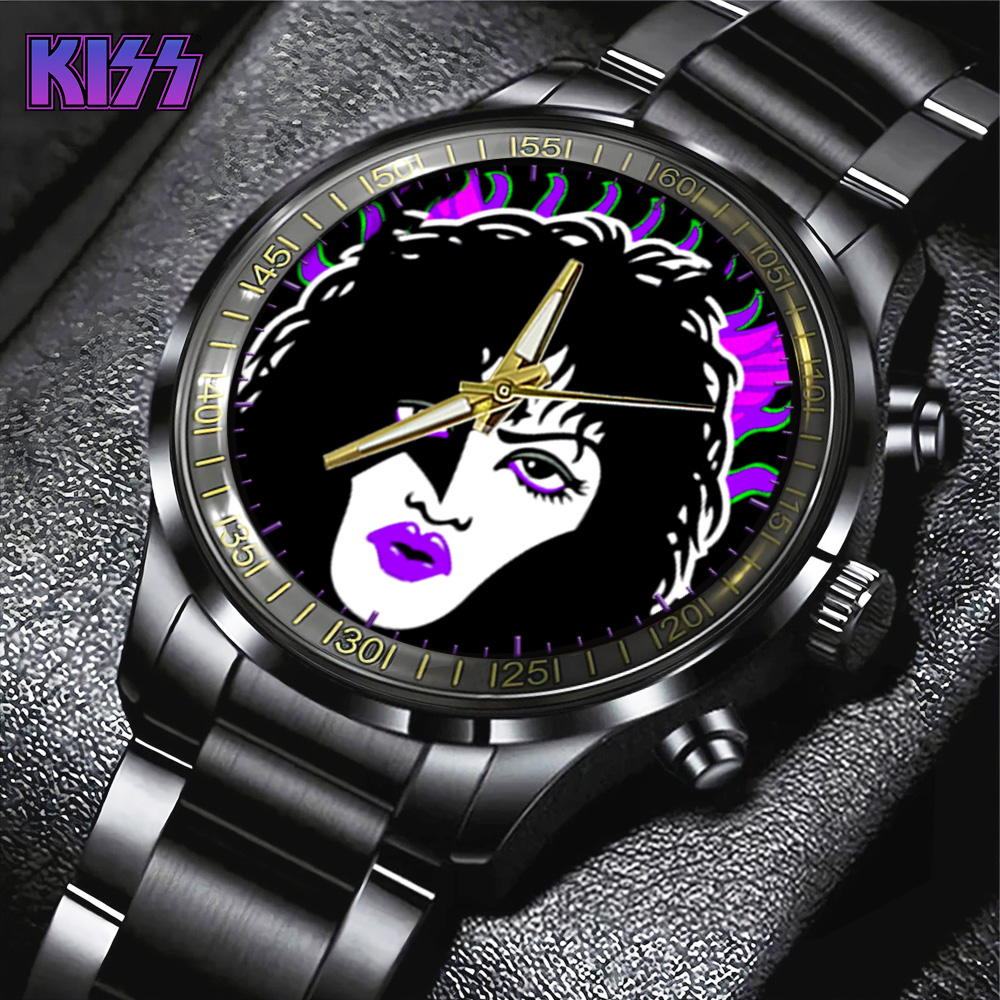 KISS Black Stainless Steel Watch GNE717 mk1