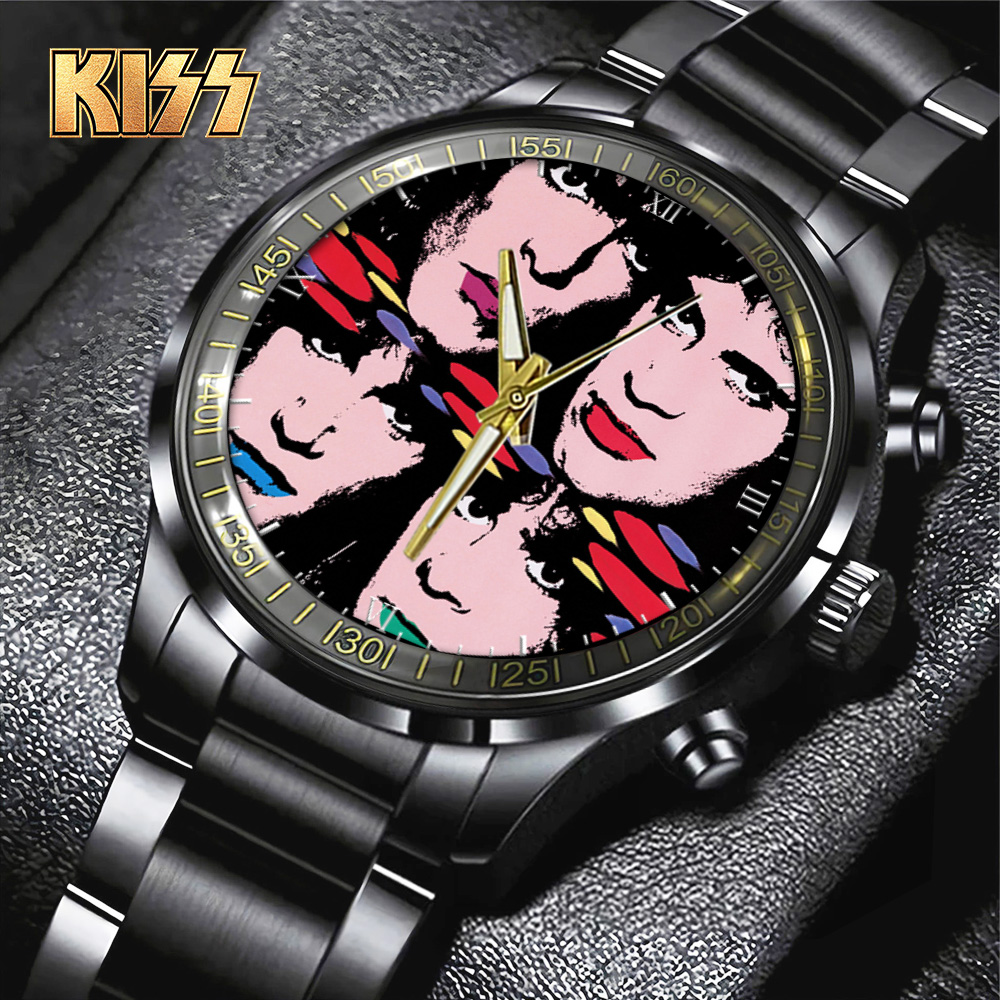 KISS Black Stainless Steel Watch GNE805 mk1