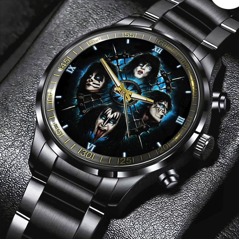 KISS Black Stainless Steel Watch HOATT9123 Yuna 4