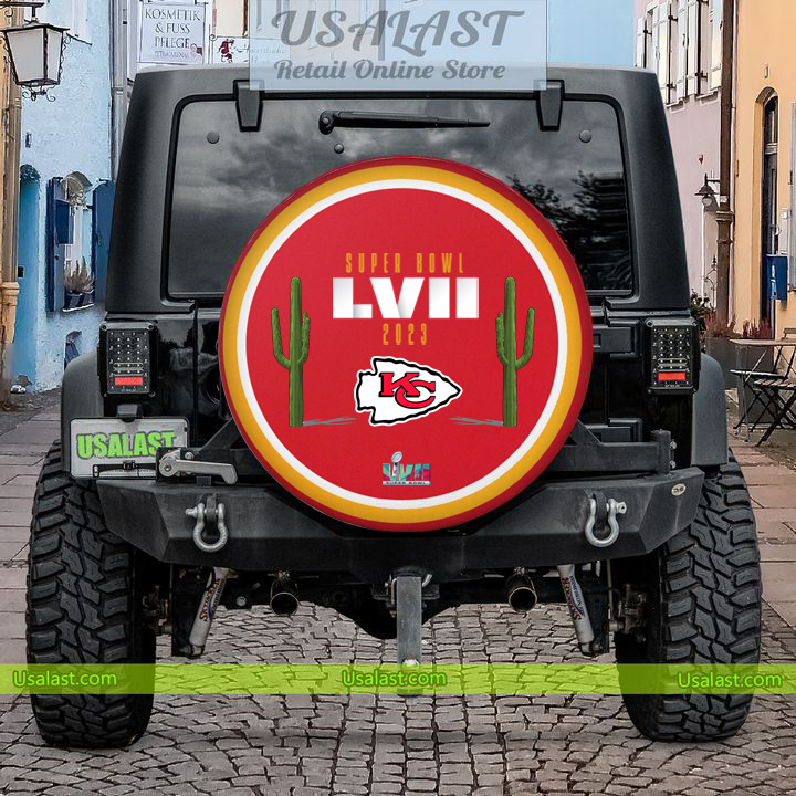 Kansas City Chiefs Super Bowl LIVII Champions Spare Tire Cover