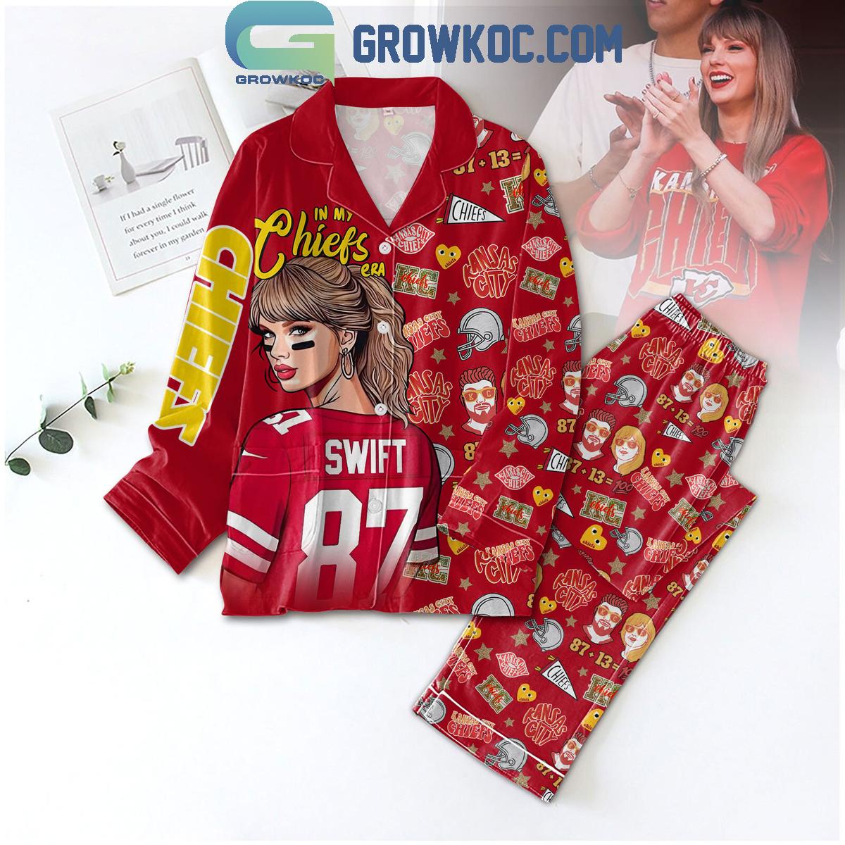 Kansas City Chiefs x Taylor Swift In My Chiefs Era Pajamas Set 1 ybrcJ