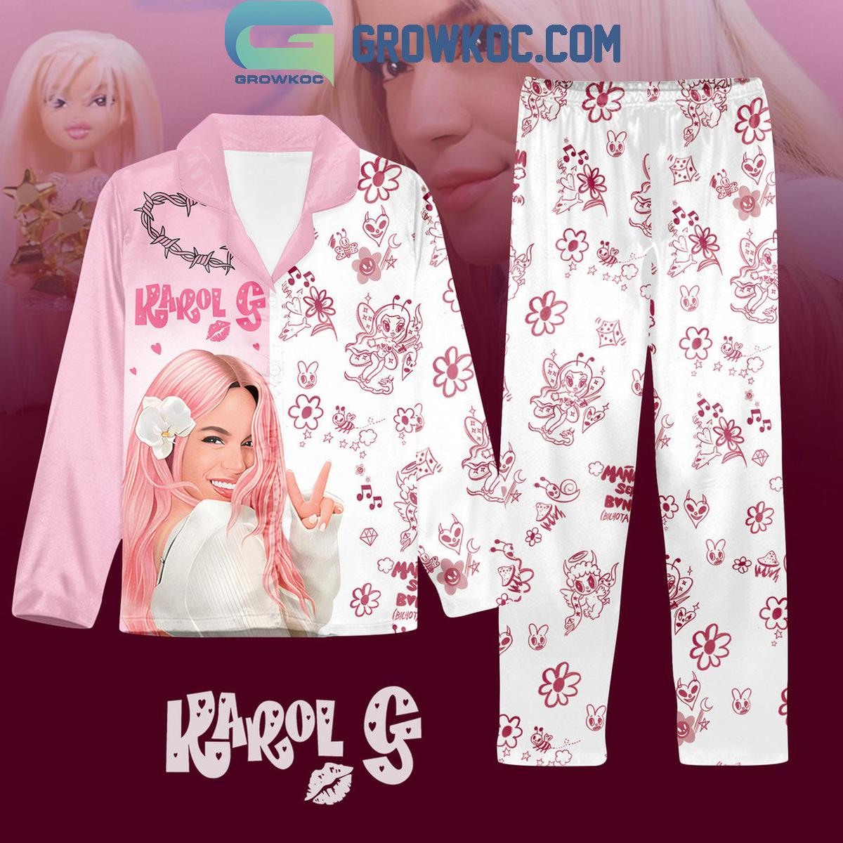 Karol G Manana Bonita 2025 Be My Valentine Polyester Pajamas Set 1 EXDoD