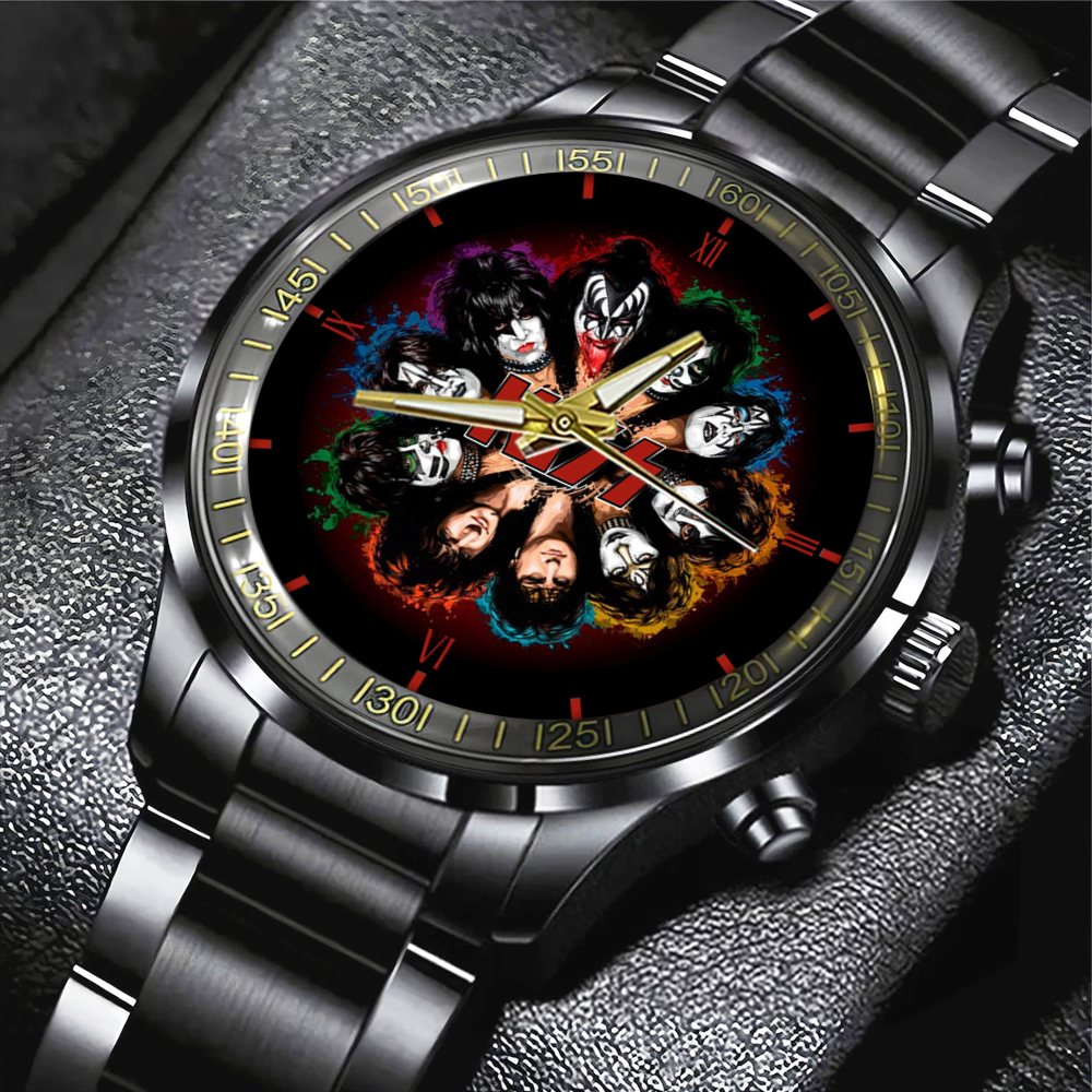Kiss Band Black Stainless Steel Watch MAITM6764