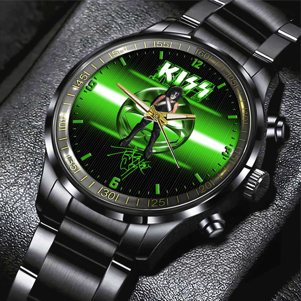 Kiss Band Black Stainless Steel Watch MAITM7549