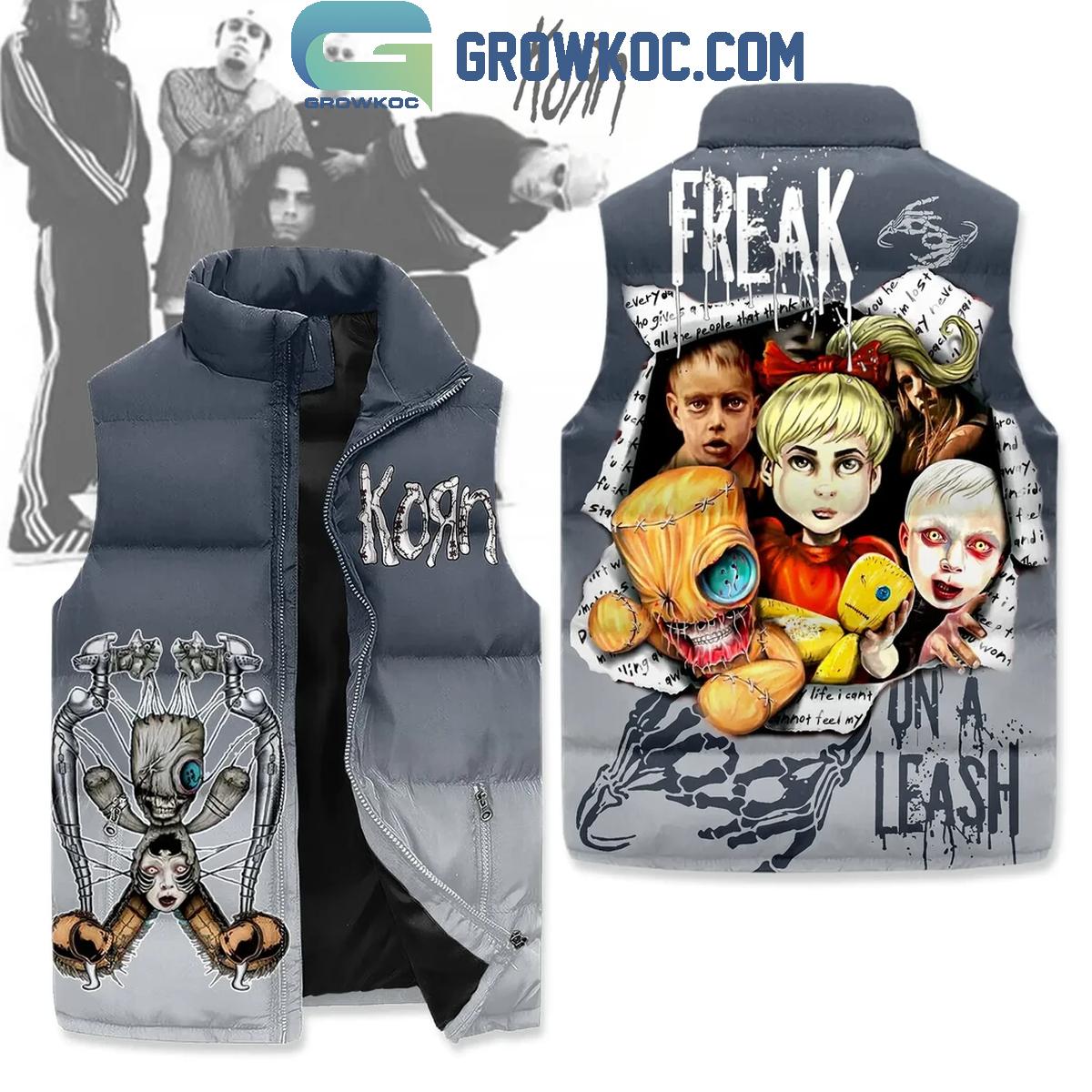Korn 2025 Freak On A Leash Sleeveless Puffer Jacket 1 sWFCj
