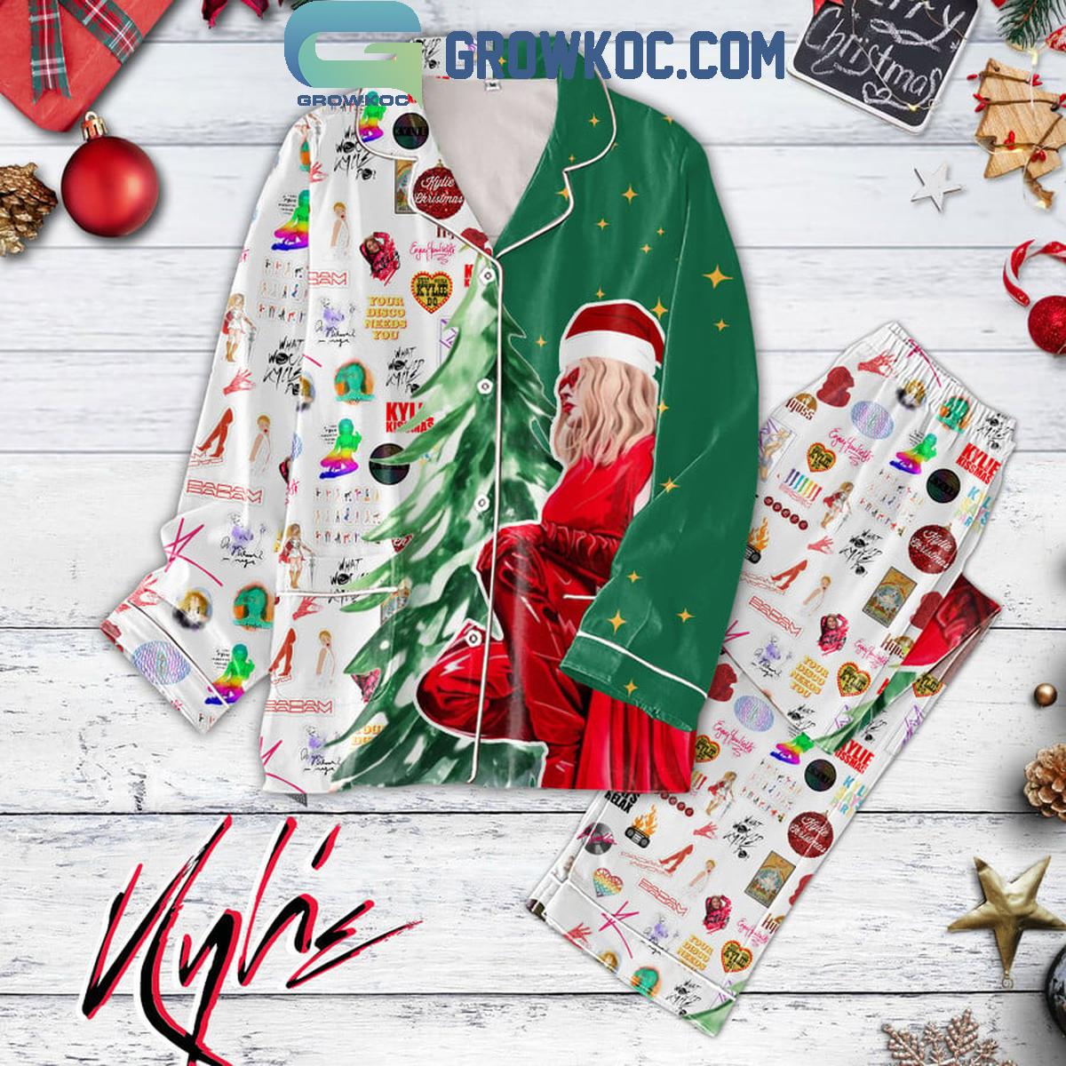 Kylie Minogue Badam Badam Christmas Polyester Pajamas Set 1 VjIqu