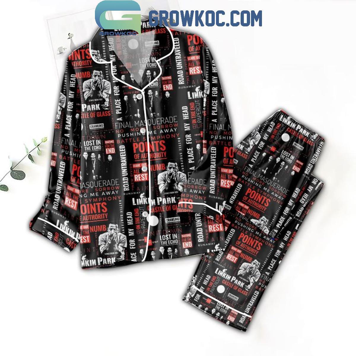 Linkin Park Final Masquerade Points Of Authority Polyester Pajamas Set 1 IwQZb